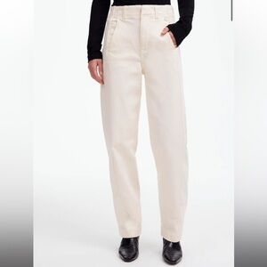 NWT White Madewell Denim Trousers SZ 33